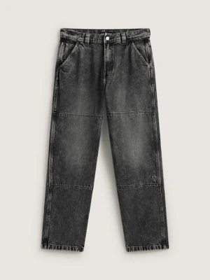 Vans - Vans X Rowan Double Knee Jeans 2.0 Stonewash Black, male, Czarny
