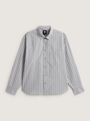 Vans - Vans X Rowan Stripe LS Woven Light Grey, male, Szary