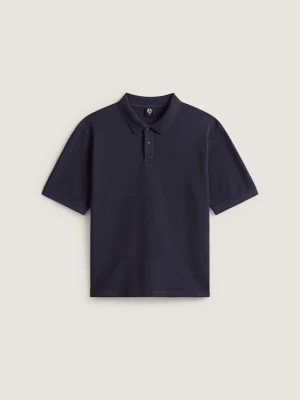 Vans - Vans X Rowan Z Washed Polo PARISIAN NIGHT, male, Niebieski