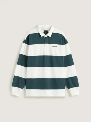 Vans - Ward Stripe Rugby Knit Marshmallow/MysticMoss, male, Zielony, Size:
