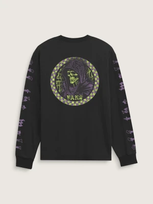 Vans - Webbed Reaper LS Tee Black, male, Czarny