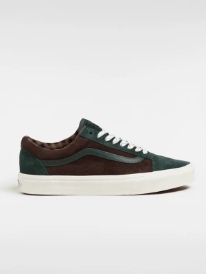 Vans - Zamszowe buty Old Skool, male, Zielony, Size: