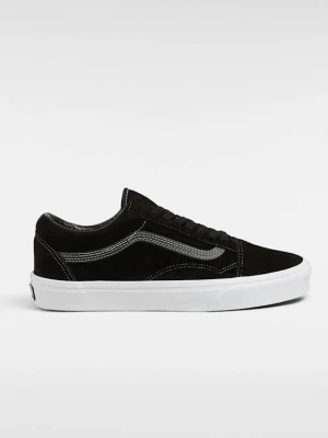 Vans - Zamszowe buty Old Skool Pig Suede, male, Czarny, Size:
