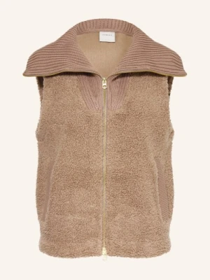 Varley Kamizelka Z Pluszu Aspen beige