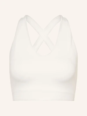Varley Top Funkcyjny Always Burke Cropped weiss KREMOWY