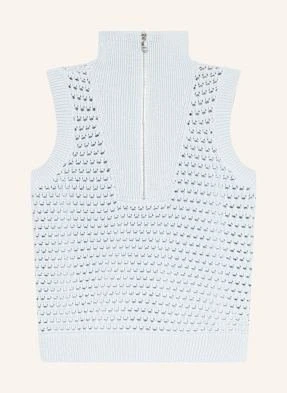 Varley Top Z Dzianiny Bains blau