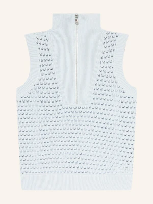 Varley Top Z Dzianiny Bains blau