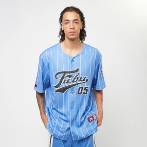 Varsity Mesh Pinstripe Baseball Jersey, marki FubuApparel, w kolorze Niebieski, rozmiar