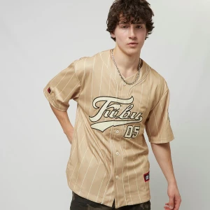 Zdjęcie produktu Varsity Multicolor Pinstripe Baseballjersey, markiFUBU, Jerseys, w kolorze biały, rozmiar: