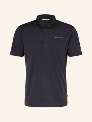 Vaude Funkcyjna Koszulka Polo Essential schwarz CZARNY