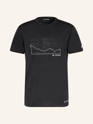 Vaude T-Shirt Tekoa schwarz CZARNY