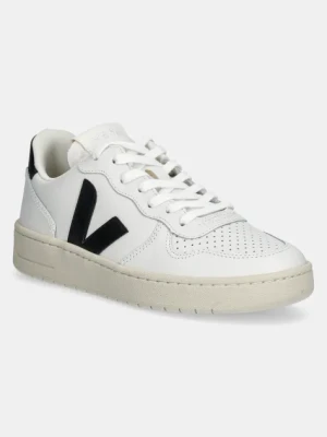 Veja buty VI0220738A V-10 LEATHER damskie kolor biały VI0220738A