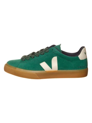 Veja Skórzane sneakersy "Campo Bold" w kolorze zielono-kremowym rozmiar: 43