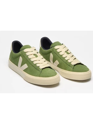 Veja Skórzane sneakersy "Campo Bold" w kolorze zielonym rozmiar: 40
