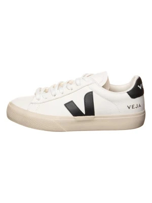 Veja Skórzane sneakersy "Campo" w kolorze biało-czarnym rozmiar: 37
