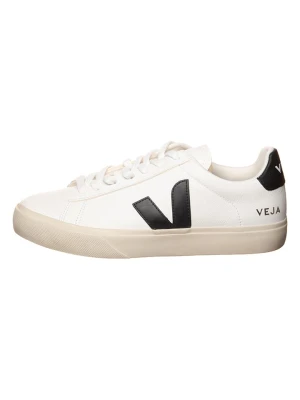 Veja Skórzane sneakersy "Campo" w kolorze biało-czarnym rozmiar: 45