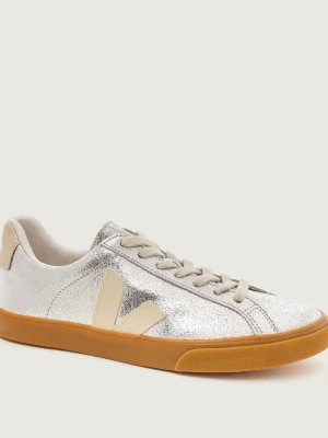 VEJA Skórzane sneakersy ESPLAR srebrny