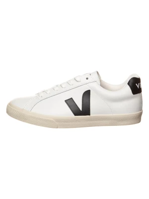 Veja Skórzane sneakersy "Esplar" w kolorze biało-czarnym rozmiar: 37
