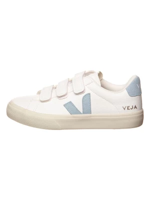 Veja Skórzane sneakersy "Recife" w kolorze biało-błękitnym rozmiar: 39