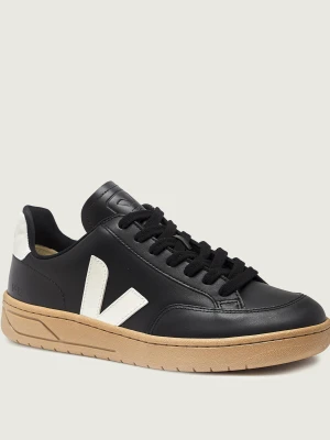 VEJA Skórzane sneakersy V-12 czarny