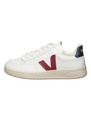 Veja Skórzane sneakersy "V 12" w kolorze biało-czerwono-granatowym rozmiar: 44