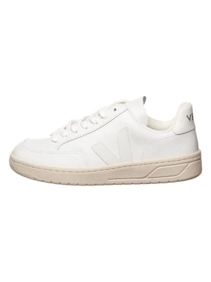Veja Skórzane sneakersy "V 12" w kolorze białym rozmiar: 37