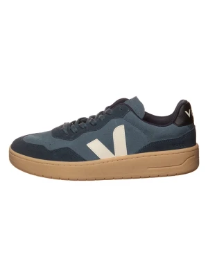 Veja Skórzane sneakersy "V 90" w kolorze niebieskim rozmiar: 46