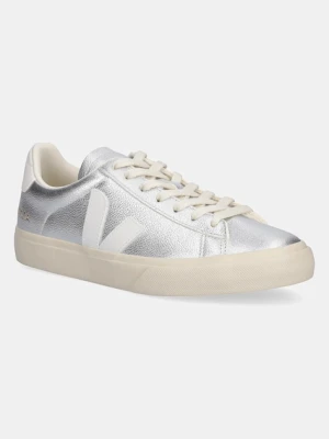 Veja sneakersy skórzane Campo kolor srebrny CP0502684A