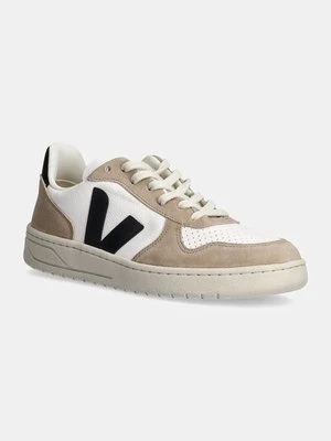 Veja sneakersy skórzane kolor beżowy