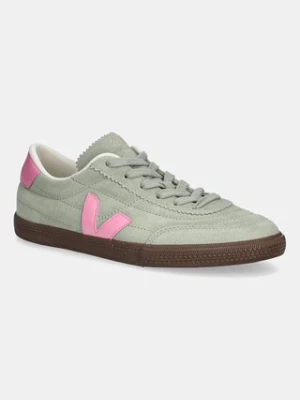 Veja sneakersy skórzane Panenka damskie kolor zielony FU0320903A