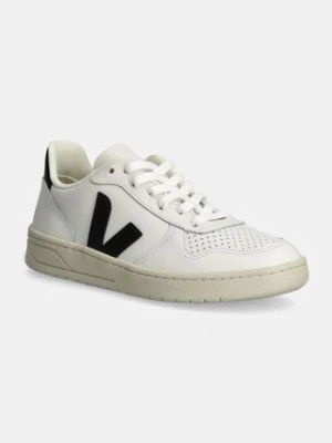 Veja sneakersy skórzane V-10 kolor biały VX0200005A