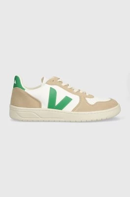 Veja sneakersy skórzane V-10 kolor biały VX0503146A