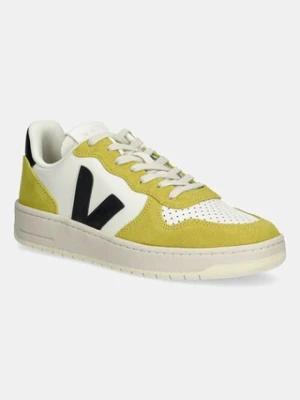 Veja sneakersy skórzane V-10 Prime damskie kolor zielony VI0220502A
