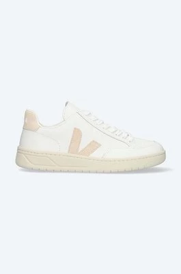 Veja sneakersy skórzane V-12 kolor biały XD0202335A