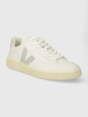 Veja sneakersy skórzane V-12 kolor biały XD0203484