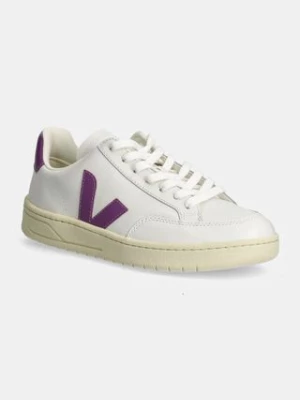 Veja sneakersy skórzane V-12 kolor biały XD0203678A