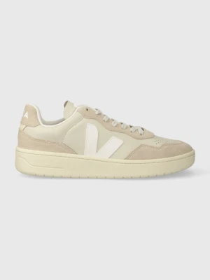 Veja sneakersy skórzane V-90 beżowy