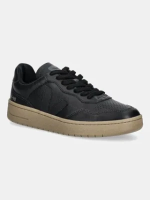 Veja sneakersy skórzane V-90 damskie kolor czarny VD2003896A