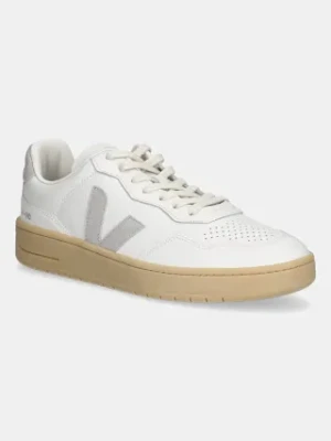 Veja sneakersy skórzane V-90 męskie kolor szary VD2003893B