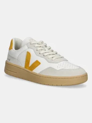 Veja sneakersy skórzane V-90 męskie kolor szary VD2003894B