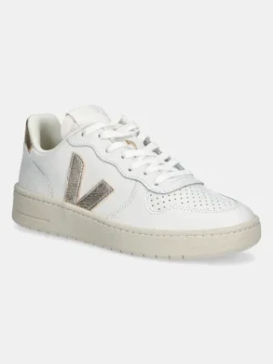 Veja sneakersy skórzane VI0220737A V-10 LEATHER damskie kolor biały VI0220737A