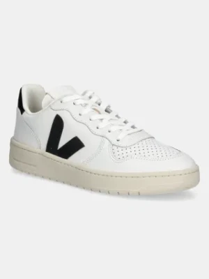 Veja sneakersy skórzane VI0220738B V-10 LEATHER męskie kolor biały VI0220738B