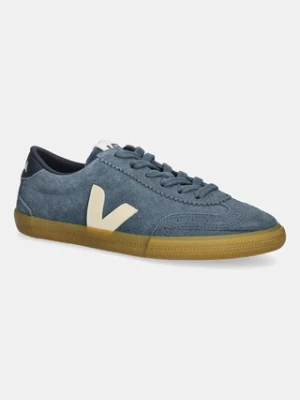 Veja sneakersy skórzane Volley damskie kolor niebieski VO0320886A
