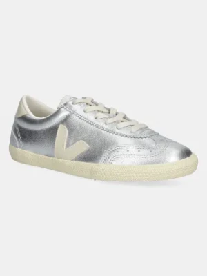 Veja sneakersy skórzane Volley damskie kolor srebrny VO2020749A