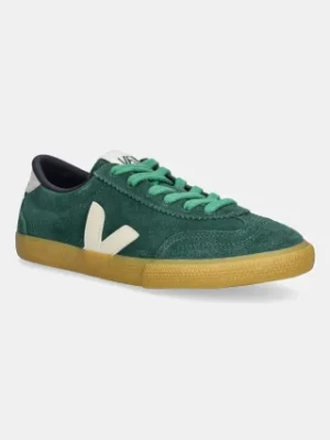 Veja sneakersy skórzane Volley damskie kolor zielony VO0320515A
