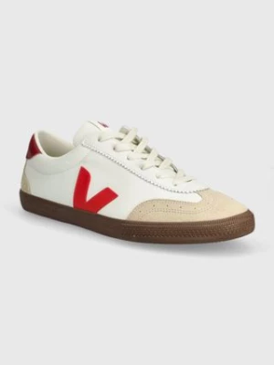 Veja sneakersy skórzane Volley kolor biały VO2003533