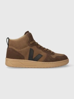 Veja sneakersy V-15 Suede kolor brązowy VQ0303310B