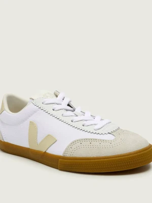 VEJA Sneakersy VOLLEY CANVAS | zamsz biały