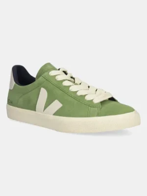 Veja sneakersy zamszowe Campo męskie kolor zielony CP0320525B