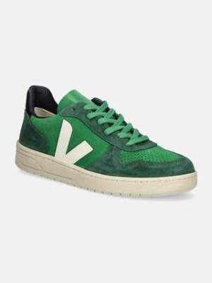 Veja sneakersy zamszowe V-10 kolor zielony VX0303671B